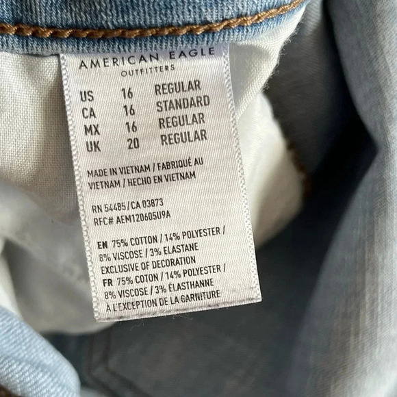 American Eagle | Ne(x)t Level Stretch | Super Hi-Rise Jegging Crop - Picture 6 of 6